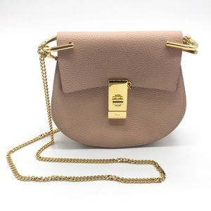 Chloé Small Drew Bag Cement Pink